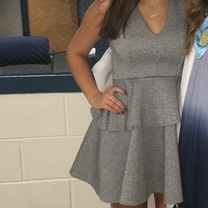 Altered State grey tiered dress